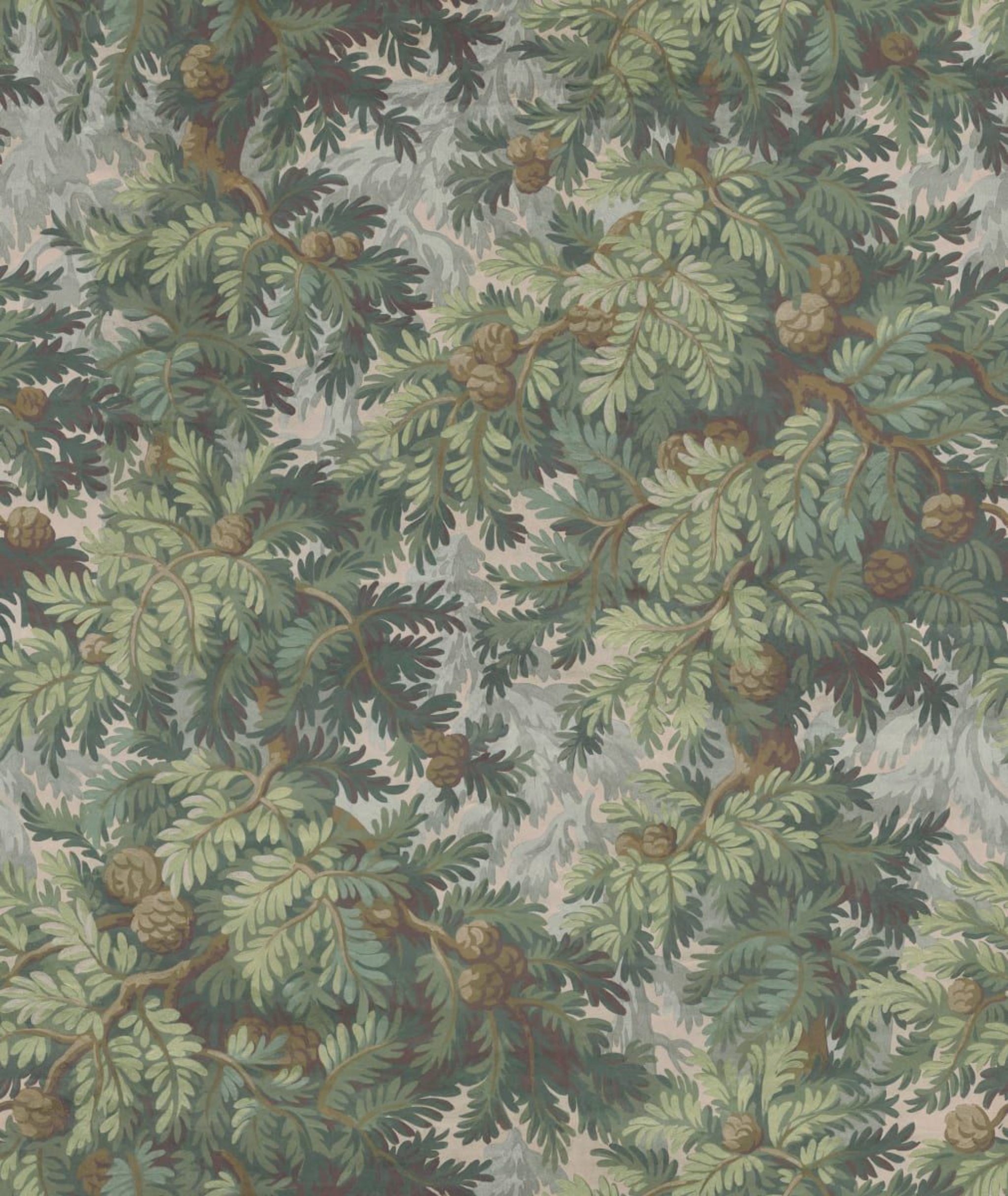 Spruce Forest, Green None 2360 x 2801 mm Rebel Walls texture